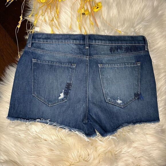Loft denim stitched and frayed hem shorts sz 31/12 - Picture 4 of 8